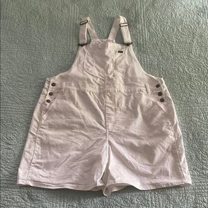 Lee Women's White Denim Overalls